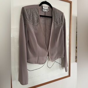 Gorgeous 90s Vintage Sheer Blouse / Jacket